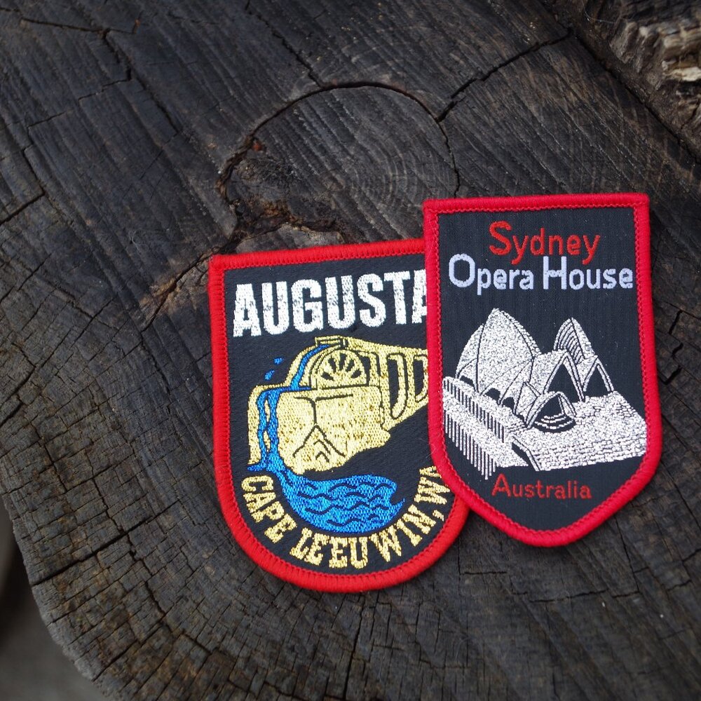 Two Collector Badges Sydney & Augusta